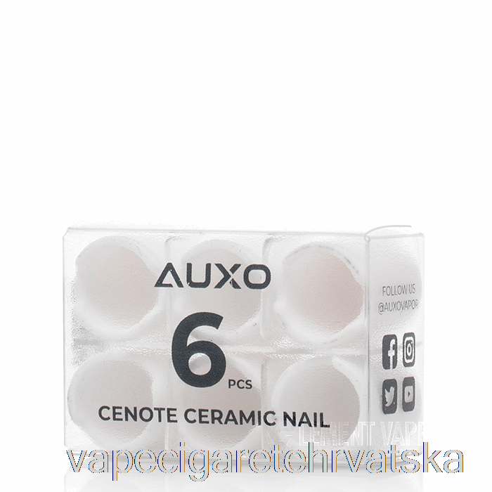 Vape Cigarete Auxo Cenote Jednokratni Nokti Keramički